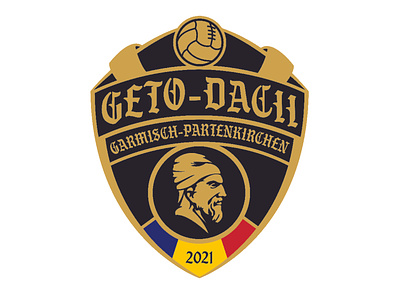 Geto-Dacii, Soccer Club Badge badge branding design footbal graphic design illustration logo soccer