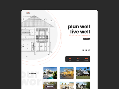 Planner Landing Page Web Design