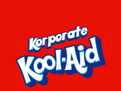 Brand Derivative - "Korporate Kool-Aid" brand design kool aid