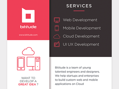 Bititude Brochure brochure business logo paper print