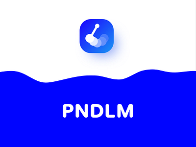PNDLM Logo design logo pndlm typeface