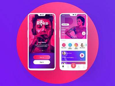 Karaoke Singing App Redesign