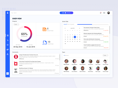 Dashboard Design bititude chart dashboad graph light theme project management timolio ui uidesign uidesigner widgets