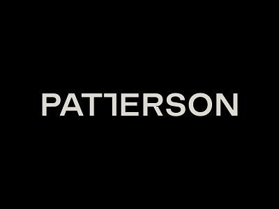 Patterson | clothing brand brand branding business card design graphic design identity logo logotype web webdesidn website