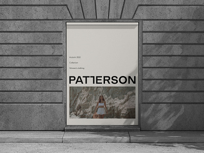 Patterson | clothing brand brand branding business card design graphic design identity logo logotype web webdesign website womens clothing