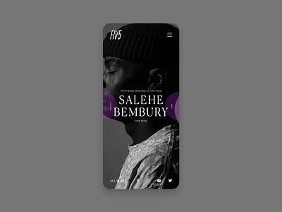 FIV5 Magazine - Salehe Bembury | Mobile