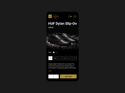 HUF and Dylan Rieder Layout Mobile