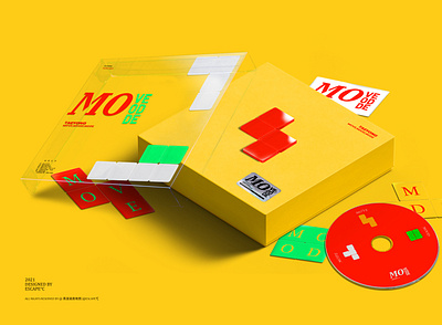 MOVE,MOOD,MODE album art design kpop