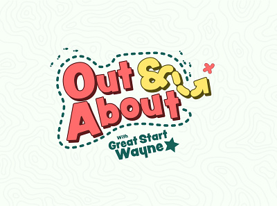 Out and About with Great Start Wayne animation branding design illustration illustrator kids art kids illustration logo nonprofit typography