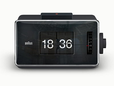 Daily UI-Day014-Countdown Timer black braun clock countdown daily day014 flip timer ui