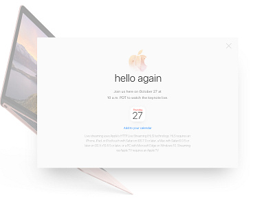 Daily UI-Day016-Popup overlay apple daily day016 mac overlay popup ui white