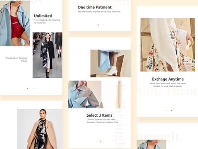 Daily UI-Day023-Onboarding daily day023 e commerce fashion gold onboarding ui yellow