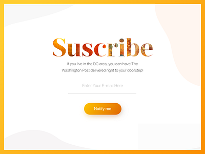 Daily UI-Day026-Subscribe daily day026 subscribe ui