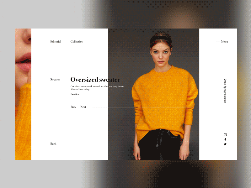 Daily UI-Day72-Image Slider daily day72 fashion image slider ui