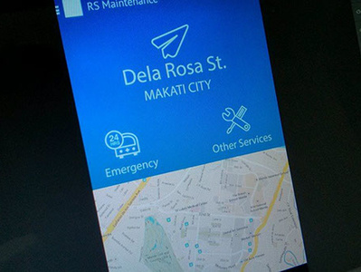 Road Assistance App app ios ui