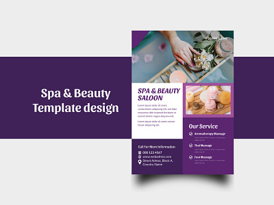 Spa & Beauty Flyer Template Design