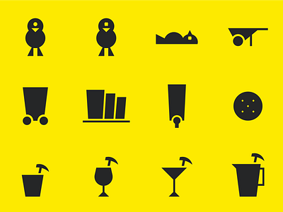 Crafty Canary Brewery Icons