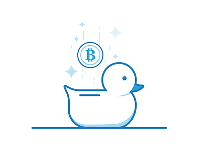 Non-Traditional Banking banking bit coin coin duck financial icon illustration money non traditional banking saving