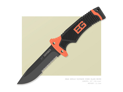 Bear Grylls Ultimate Fixed Blade Knife