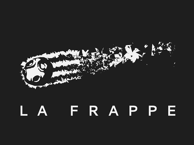 LA FRAPPE - Motion Identity brand identity la frappe logo meteor motion space