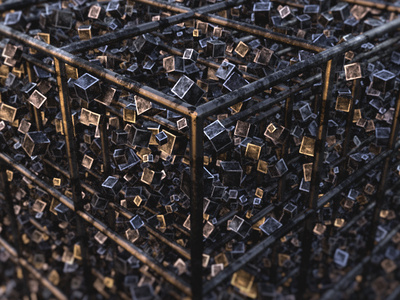 CUBE ::../:: 3d art c4d cgi cinema4d cube design digital geometry redshift render