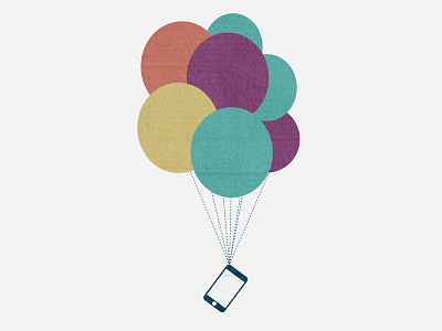 Wollmilchsau – Mobile 2d baloons minimal mobile vector