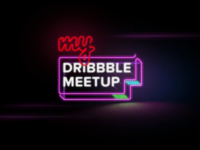 myDribbble Meetup 2017 Video Teaser dribbble meetup memphis moscow motion motion design teaser video