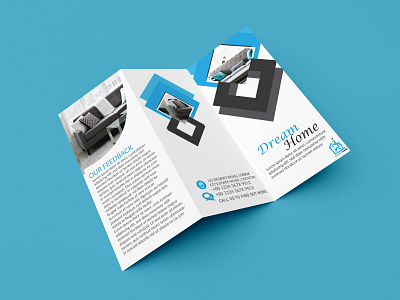 trifold brochure mockup