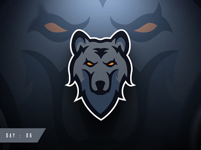 Day 06 | Logo 04 branding esports identity logo logotype mascot sport sports wolf