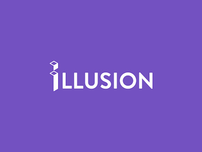 logo for illusion brand branding colorful design identity logo symbol
