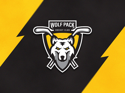 Wolf Mascot Logo gaming logo hockey identity mascot wolf