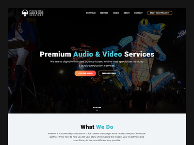 Premium Audio Services // Web Design audio editing audio service web design video editing video service web design videography agency