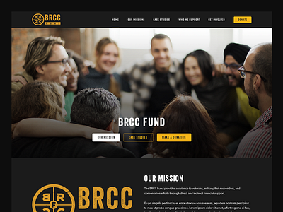 BRCC Fund // Web Design funding web design fundraising non profit non profit web design