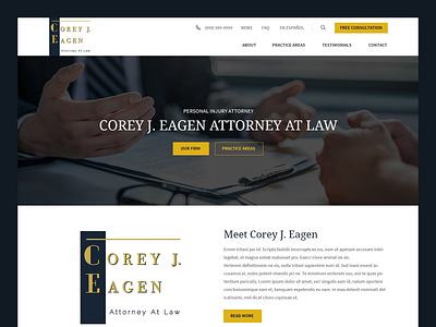 Corey J. Eagen // Web Design