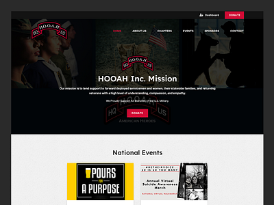 Hooah Inc. // Web Design