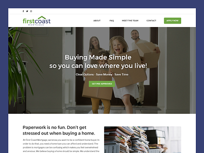 First Coast Mortgage // Web Design