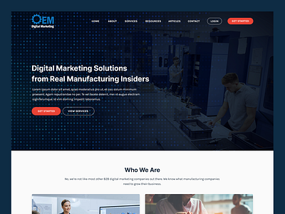 OEM Digital Marketing // Web Design