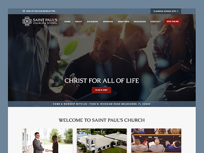 Saint Paul's Anglican Church // Web Design
