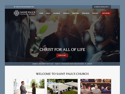 Saint Paul's Anglican Church // Web Design anglican anglican church catholic christian christian web design church church web design ministry ministry web design