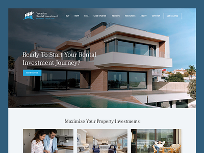 Vacation Rental Investment // Web Design