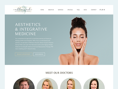 Allure MD // Web Design aesthetics aesthetics web design botox dermatology dermatology web design filler health wellness health wellness web design skincare web design wellness web design