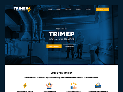 Trimep Mechanical Services // Web Design duct system exhaust mechanical mechanical service mechanical service web design service company web design