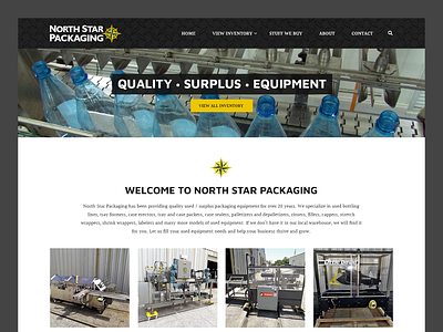 North Star Packaging // Web Design factory factory web design industrial machinery machinery web design machining machining web design packaging packaging web design