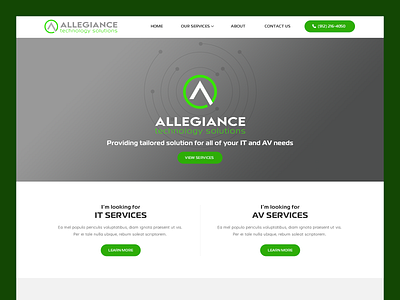 Allegiance Technology Solutions // Web Design audio audio video audio video web design cyber it service it service web design software software web design technology technology web design video
