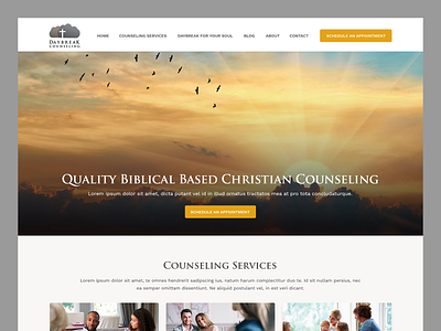 Daybreak Counseling // Web Design