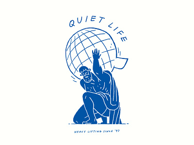 The Quiet Life - Atlas apparel apparel design briantongdraws design hand drawn illustration streetwear streetwear design thequietlife tshirt