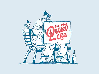 The Quiet Life - Simple Life chillin illustration thequietlife tshirt