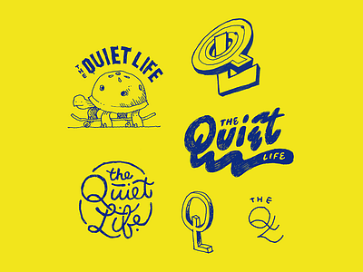 The Quiet Life - Miscellaneous Sketches handdrawn logo sketch thequietlife