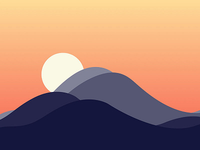 Mountain Sunset mountains sunset