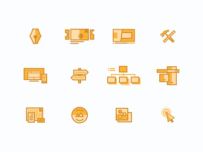 Service Icons design illustration services vector